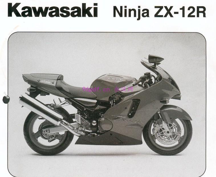 2000 川崎Kawasaki ZX12R ZX1200-A1维修手册(英文)维修资料