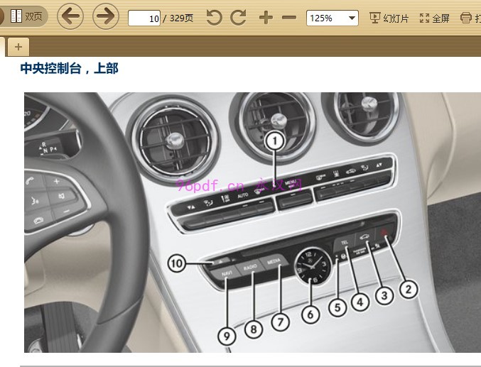 2015-2017 奔驰C180 L C300 L 用户手册 车主使用说明书 2016