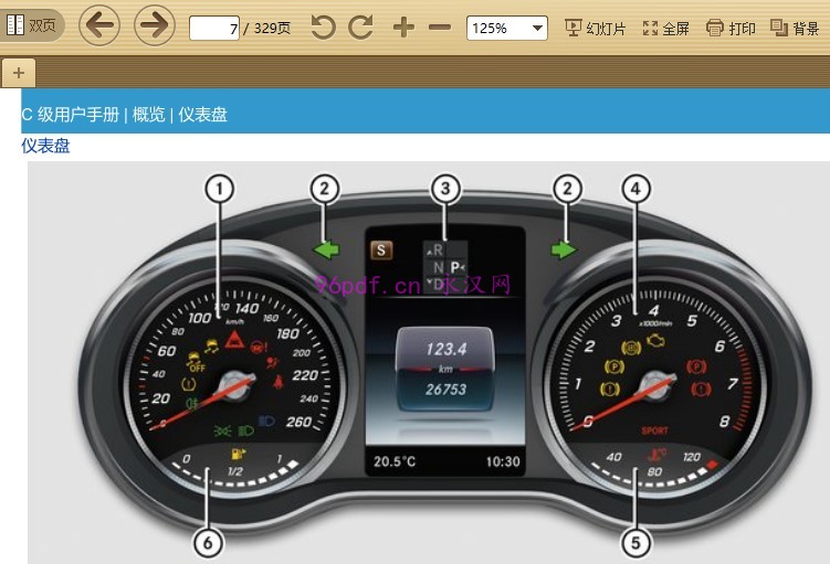 2015-2017 奔驰C180 L C300 L 用户手册 车主使用说明书 2016