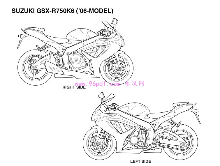 2006-2007 铃木Suzuki GSX-R750 K6 K