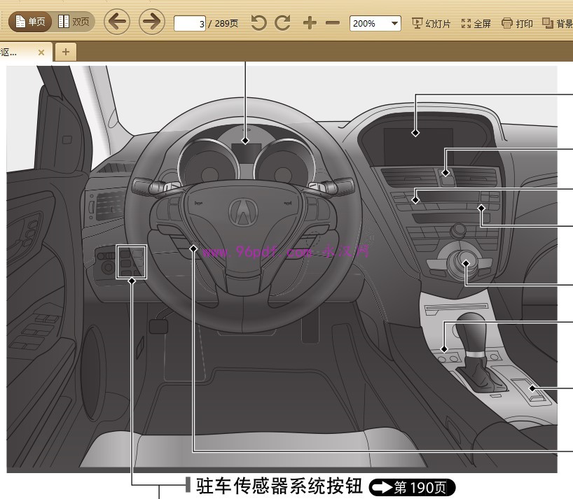 2011-2012 讴歌ZDX ACURA使用手册