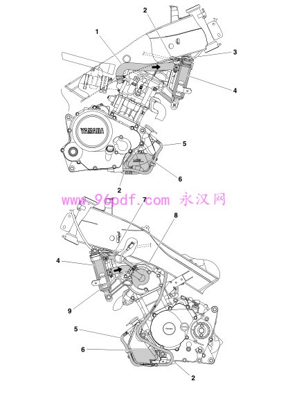 2009雅马哈YZF-R125维修手册 发动机预览截图