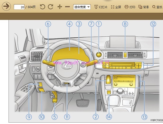 2014-2017 雷克萨斯CT200h 使用说