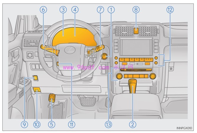 2012-2015 雷克萨斯 GX400 使用手