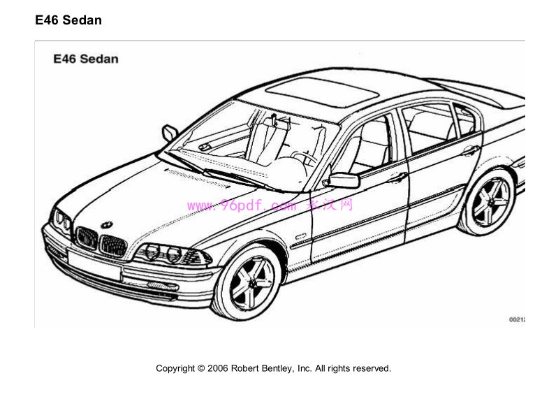 1999-2005 宝马bmw 3系 e46维修手册 维修资料(英文)M3/323i/325i/325xi