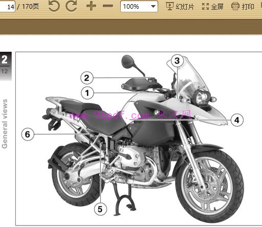 2006-2007 宝马R1200 GS 油鸟 使用说明书 用户手册 车主使用手册(英文)可复制翻译