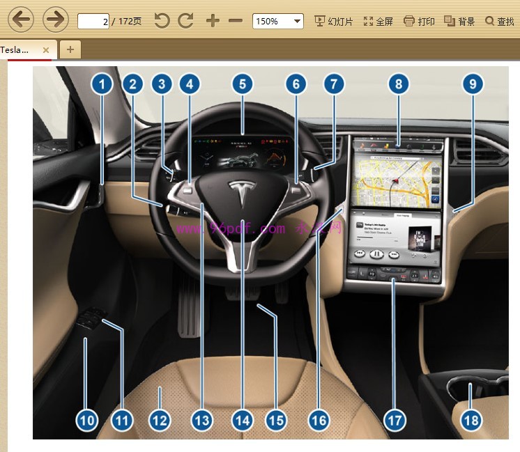 2017 特斯拉Tesla Model S 使用说明书 车主用户手册 2016