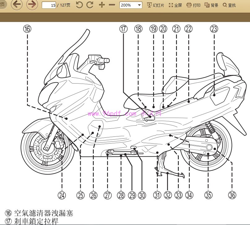 2014 铃木AN650 Z BURGMAN650 L4使用说明书(繁体字)2013 车主用户手册