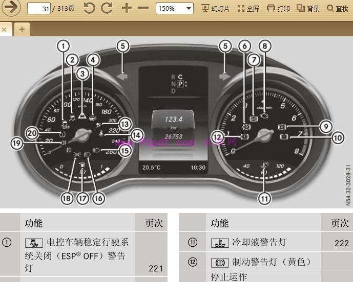 2018 福建奔驰V260 V260L使用说明书 用户手册 车主使用手册