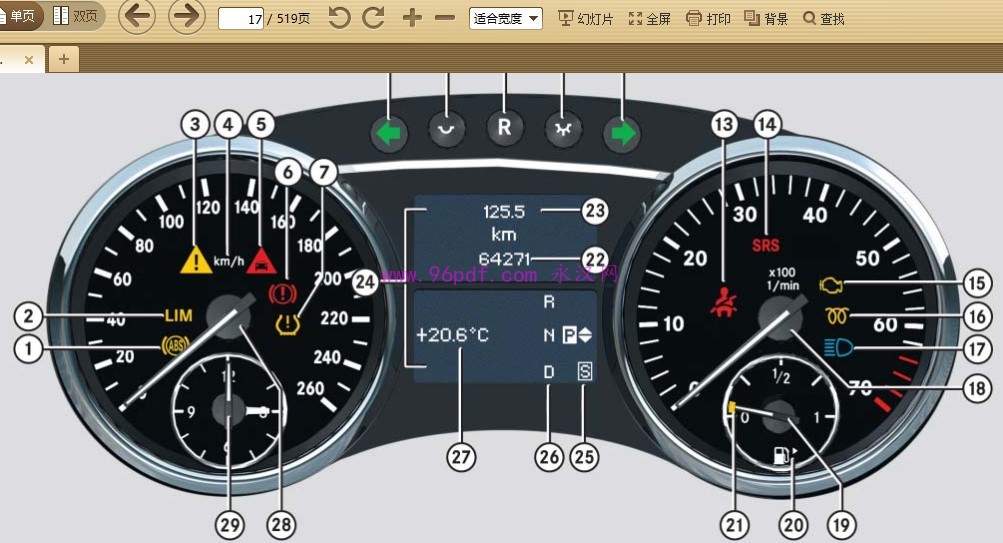 2005-2007 奔驰ML350 ML500用户手册 使用说明书 2006 2010