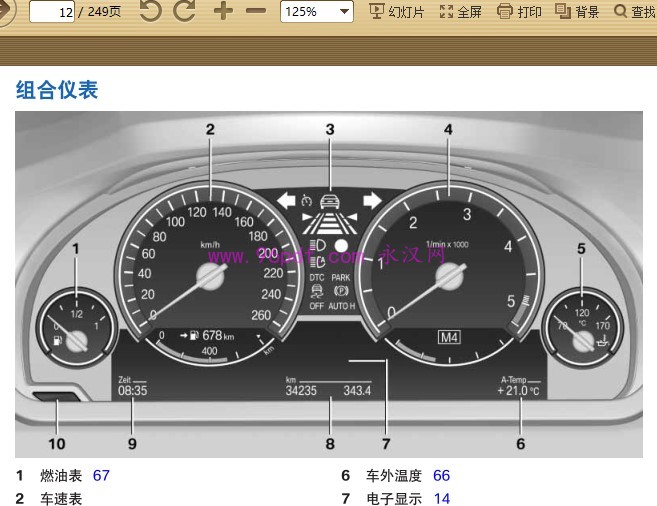 2009-2011 宝马730Li 740Li 740i用户手册 使用说明书 2010