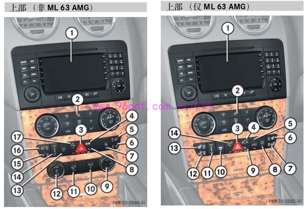 2007-2010 奔驰ML63 AMG使用说明书 车主用户手册2006 2008