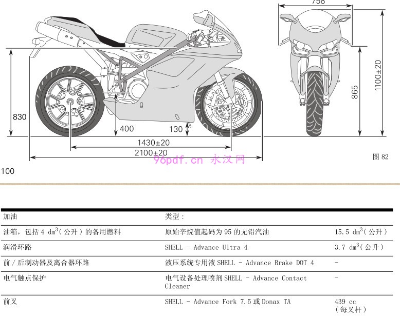 2011 杜卡迪Superbike 848 EVO 使用说明书 车主用户手册 含电路图