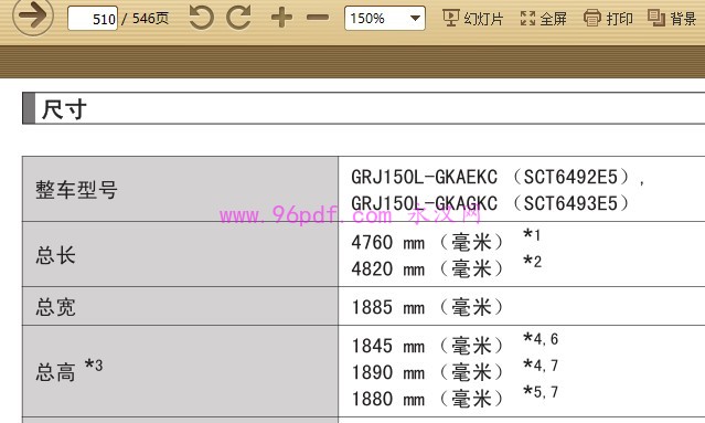 普拉多Prado VX TX 使用说明书4.0升 2010起