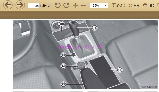 2013-2014 奔驰C180 C260 C300 用户手册 使用说明书 车主使用手册