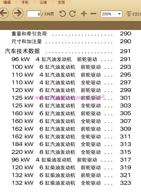 2003-2004 奥迪A6 使用说明书 用户手册