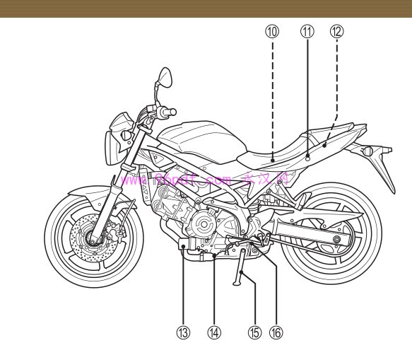 2017 铃木SV650 A L7使用说明书 (繁体字) 车主使用手册 用户手册 2016