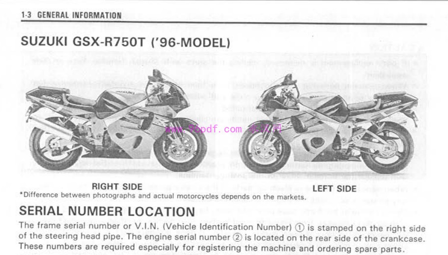 1996-1999铃木Suzuki GSX-R750 T (英文)维修手册 扭矩数据
