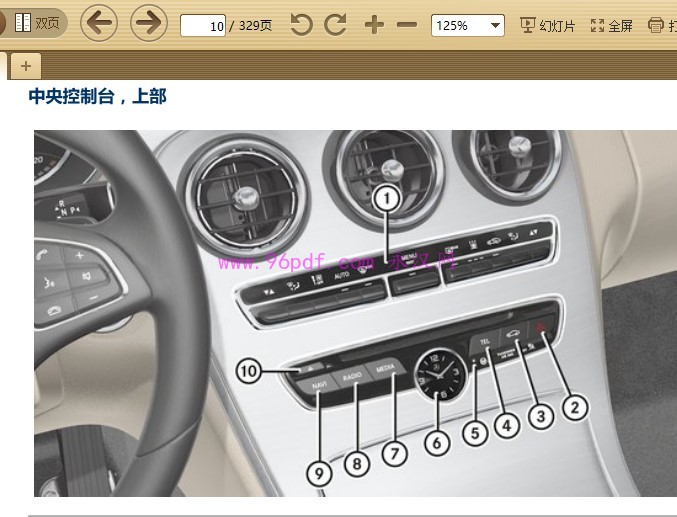 2015-2017 奔驰AMG C63 S 用户手册 使用说明书 2016