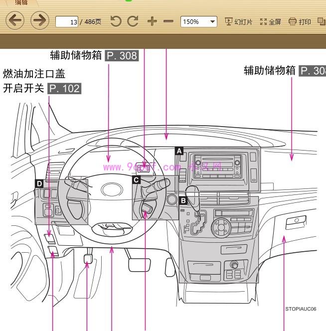 2014-2016 普瑞维亚 用户手册 使用说明书 2012 适用06-07